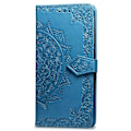 Miniatyrbild 4 av 6: iPhone 7/8/SE (2020/2022) - Mandala Läder Fodral - Blå