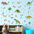 Miniatyrbild 3 av 6: Självlysande dinosaurie väggdekaler, självhäftande dinosaurie väggdekaler för barnrum för självlysande dekaler, dino ljusdekaler vägg