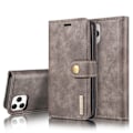 Miniatyrbild 1 av 7: DG.MING 2-in-1 Magnet Wallet iPhone 13 Pro Max Brown