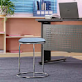 Miniatyrbild 2 av 4: Dekorativ Prydnadskudde i Bondgårdsstil, Memory Foam 33 cm Blårandig Rund Pallöverdrag, Mångsidig Design Halkfri Baksida för Inomhusbruk