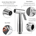 Miniatyrbild 3 av 5: Rostfritt stål Bidet Toalett Sprayer Kit, Justerbart Tryck Bidet Sprayer Handdusch För Bidet Kranar Perfekt För Personlig Hygien, Rengöring