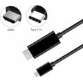 Miniatyrbillede 1 af 4: Hizek USB Type C til HDMI-kabeladapter
