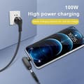 Miniatyrbillede 3 af 5: USB Type-C til DC 3.5mm x 1.35mm 100W PD-adapter, 90 graders hun til han til opladning af bærbar computer
