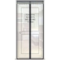 Miniatyrbilde 1 av 5: Myggnett med automatisk lukking og magneter, 110x220cm (43x87 tommer)