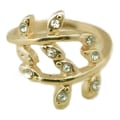 Miniatyrbillede 4 af 4: 4 stk./sæt Rhinestone Blad Hjerte Over Knuckle Midi Stack Ring Boho Party Smykker Silver