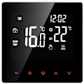 Miniatyrbild 1 av 5: Smart Termostat Digital Temperaturregulator LCD Pekskärm Veckovis Programmerbar Elektrisk Termostat Golvvärme