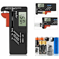 Miniatyrbillede 1 af 5: Digital Batteritest, Universal Batteritest, Batteritest, til AA, AAA, C, D, PP3, 9V, 1.5V, Knapcelsbatterier - W
