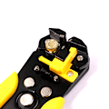 Miniatyrbilde 3 av 5: Wire Stripper, 5 i 1 Multifunksjonell Elektrisk Wire Stripper Automatisk Kabelkutter Wire Stripper (Gul)