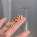 Miniatyrbild 1 av 5: Ring med pärla, justerbar, modeaccessoar för flickor Ac3886 A67