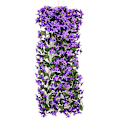 Pikkukuva 1 / 3: Keinotekoinen Viiniköynnös Riippuva Kukkaköynnös Rattan Puutarha Seinäkoriste Purple Blue 1PC