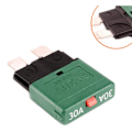 Miniatyrbillede 1 af 5: 2 stk. 30A Bilsikring/Middel Reset Sikring Afbryder/Bladsikringsstik