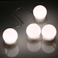 Pikkukuva 5 / 5: LED-peilivalaisimet, 10 himmennettävää lamppua, 10 kirkkautta ja 3 valaistustilaa, USB-peilivalaisimet meikin tekemiseen