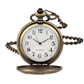 Miniatyrbild 2 av 5: Blomsterserie Steampunk Kvartsfick-ur Retro Halv Hunter Skalfick-ur för Kvinnor