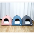 Miniatyrbillede 2 af 5: Kattetoilettet er universelt lukket til alle årstider, og den indendørs yurt er nem at rengøre og vaske. Den berømte net holder varmen om vinteren i katten