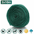 Miniatyrbillede 2 af 5: 2x10M Damnet Damnet Grøn Have Net Anti-Fugle Netting Have Dam Dæk Net Mesh Net Beskyt - Grøn