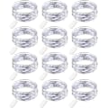 Miniatyrbillede 1 af 5: 12 stk. Mini Batteridrevne LED-Lysstreng, 20 LED Kobbertrådslys, 2m Mini Batteridrevne LED-Lysstreng Til Julepynt, Cool