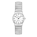 Miniatyrbillede 2 af 5: Rustfrit Stålbånd Legering Elskere Business Quartz Urværk Håndledsur Elastisk Rem Bånd Par Håndledsur Relogio Feminino