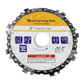 Miniatyrbillede 1 af 5: Træskæringskæde Disk Træsliber Kæde Motorsave Disk Værktøj Plade, 115Mm