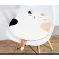 Miniatyrbilde 3 av 5: Tatami-pute, skrivebordspute, japansk stil stol pute, formhukommelse pute, rund pute (hvit katt),