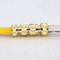 Miniatyrbillede 4 af 5: Pakke Messing Have Slange Kobling til Have Slange Hane, Dobbelt Messing Han Kobling