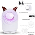 Miniatyrbilde 2 av 5: 1 stk USB-oppladbart myggdreperlampe, UV-myggdreperlampe Hornform