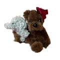 Pikkukuva 3 / 5: 2023 Miniatyyri Teddykarhut Pieni Ed 3.9in Korkea Käsityönuket Lahjat Brown