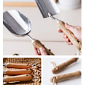 Miniatyrbilde 2 av 5: Hageverktøy, hageutstyr, rustfritt stål spade for planting blomster og luking, hageutstyr (tsubaki hage trigeminal håndtak),