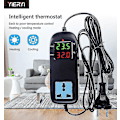 Miniatyrbillede 1 af 5: Mh-2000 Ac90v~ 250v Kvalitets Elektronisk Termostat Led Digital Opdrætstemperaturstyring Med Stik