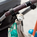 Miniatyrbilde 3 av 4: Piao Vogn Kroker Stropp, Klips Eller Heng En Bleieveske Til Din Barnevogn Eller Buggy Black