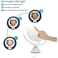 Pikkukuva 3 / 5: LED-kosmetiikkapiili 10x suurennoksella