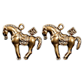 Miniatyrbillede 1 af 2: Fengshui Hestestatue Bilnøglevedhæng Smykke Finder Charms