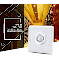 Miniatyrbillede 3 af 4: Automatisk Infrarød Bevægelsessensor Switch til LED Lys 200W Vægmontering Indbygget Lampe