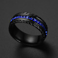 Miniatyrbild 5 av 5: Däckformad Fidget Ring Slitstark Smycke Män Kvinnor Snygg Trendig Ring För Vardagen US 12