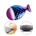 Miniatyrbild 4 av 5: Sjöjungfru Sminkborste, Foundationborste Puder Rouge Foundation, Sminkborste, Sjöjungfru Sminkborste Med Ask, Fisksvans Sminkborste Shape7