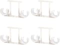 4-pack Gardinstångsbeslag i Aluminiumlegering för 28 mm Gardinstång (vit)