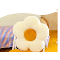 Miniatyrbillede 2 af 3: Pude blomst pude kæledyr pude sofa karnap soveværelse gulv stol pude solsikke pude (35cm hvid),