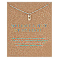 Pikkukuva 2 / 2: Paper Card Snowflake Happy Adjustable Alloy Necklace Pendant Clavicle Chain