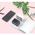 Miniatyrbild 4 av 5: Retro Trådlös Bluetooth-högtalare, Mini Söt Bärbar Högtalare (Rosa)