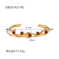 Miniatyrbild 1 av 5: Armband Pärla Daglig Outfit Metalliskt Element B1510 JDB201421-RD