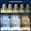 Miniatyrbilde 5 av 5: Berøringskontroll Akryl Diamant Bordlampe 3 Lysfarger med Justerbar Lysstyrke USB Oppladbar Krystall Sengelampe L