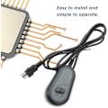 Miniatyrbild 5 av 5: Elektrisk Recliner Fjärrkontroll Abs 2 Knappar Manuell Kontroll För Recliner Stol Soffa Elektrisk Lyftstol Säng Avkoppling Massagebord