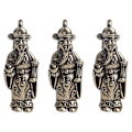 Miniatyrbillede 1 af 5: 3 stk. Halskæde Charms Buddha Spacer Perler Cai Shen Samleobjekter Figurer