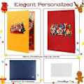 Miniatyrbild 3 av 5: Paket med Merry Christmas Pop Up-kort, 14 x 20 cm handgjorda 3D-julkort Pop Up-julkort med kuvert a