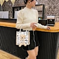 Miniatyrbillede 3 af 5: Jute Hessian Medium Shopping Bag A916-483 A