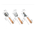 Miniatyrbillede 3 af 5: Haveværktøjer, haveudstyr, rustfrit stål spade til plantning af blomster og ukrudt, haveudstyr (bøg have spade)