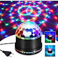 Miniatyrbillede 1 af 5: Led Diskotekugle 51leds 12w 7 Farver Diskotek Lampe Party Lys Rgb Lyseffekt Scene Belysning Party Lys Dekoration [Energiklasse A]