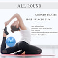 Miniatyrbild 3 av 5: Träningsboll, Yogaboll, Pilatesboll, Stabilitetsboll, förbättrar balans, core-träning och fysioterapi Blue