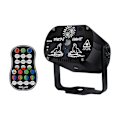 Miniatyrbilde 1 av 5: Uv Led Projektor Festlys Usb Lampe Rgb Dj Projektor Disco Lys Fjernkontroll Belysning For Lumiere Scene Hage Stue