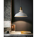 Miniatyrbillede 5 af 5: Vintage Industrielt Hængende Lys E27 Led Lampe Retro Loftlamper Skærm Til Køkken Spisestue Stue Soveværelse Restaurant, Hvid