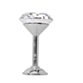 Miniatyrbillede 1 af 5: 2 stk. Diamant Gardin Draperi Tiebacks Dørvæg Kvast Kroge (Sølv),